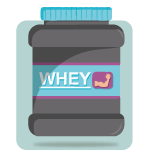 Whey Protein: Para ganho muscular e recuperação! Whey Protein: Para ganho muscular e recuperação!